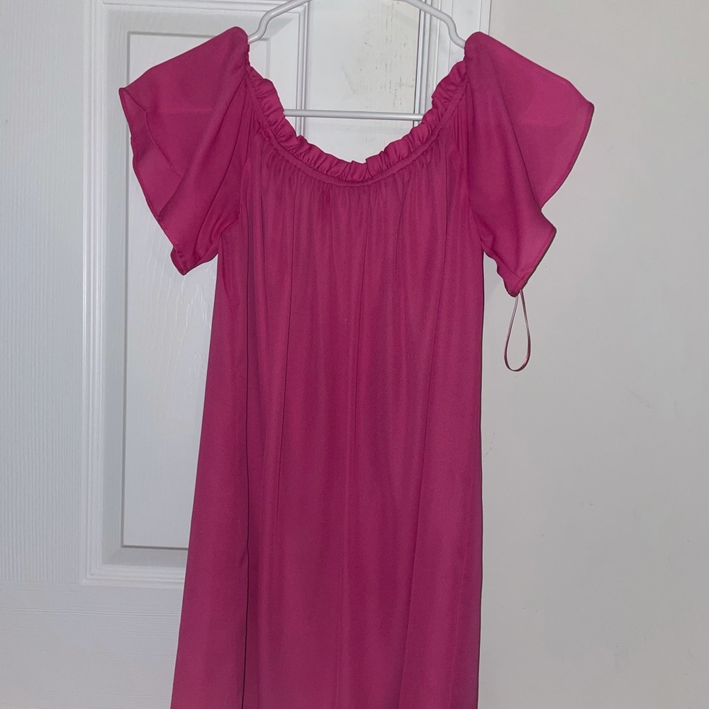 Francesca’s Off-the-Shoulder Dress